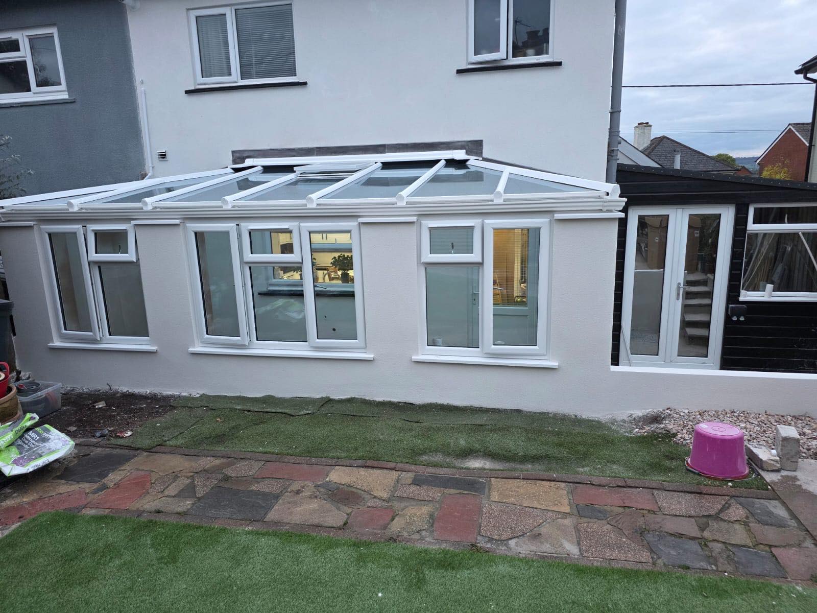 Rendered Rear Panel and Conservatory